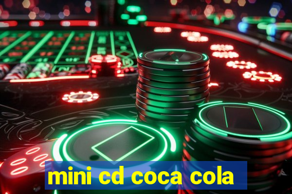 mini cd coca cola